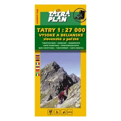 Tatry 1:27 000 Vysoké a Belianske