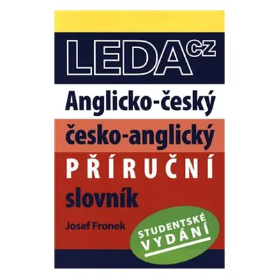 : Anglicko-český a česko-anglický příruční slovník - Josef Fronek