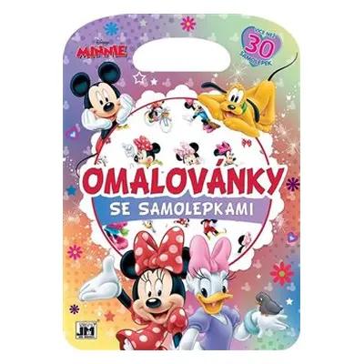 Omalovánky se samolepkami - Minnie