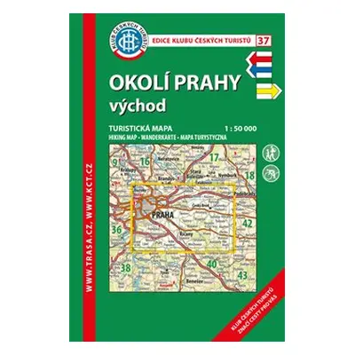 Okolí Prahy-východ / turistická mapa KČT