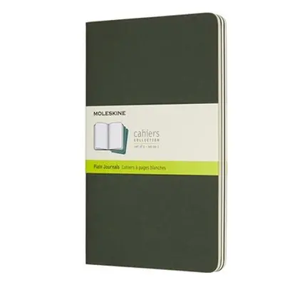 Moleskine sešity 3 ks čisté - zelené L