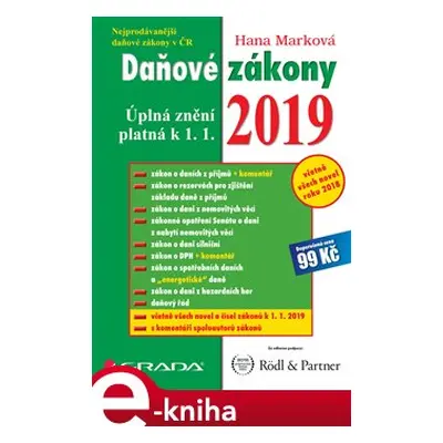 Daňové zákony 2019 - Hana Marková