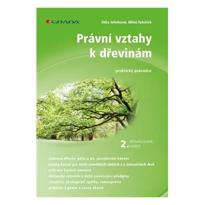 Právní vztahy k dřevinám - Jitka Jelínková, Miloš Tuháček