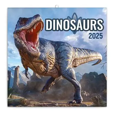 Poznámkový kalendář Dinosauři 2025