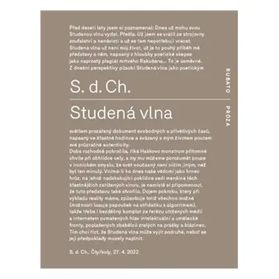 Studená vlna - S. d. Ch.