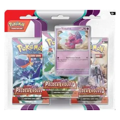 Pokémon TCG: SV02 Paldea Evolved - 3 Blister Booster