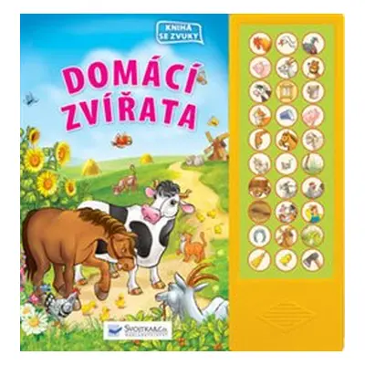 Domácí zvířata – kniha se zvuky