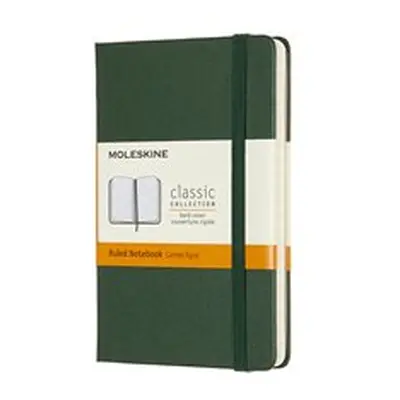 Moleskine Zápisník S tvrdé desky tm.zelený linkovaný A6 96 listů