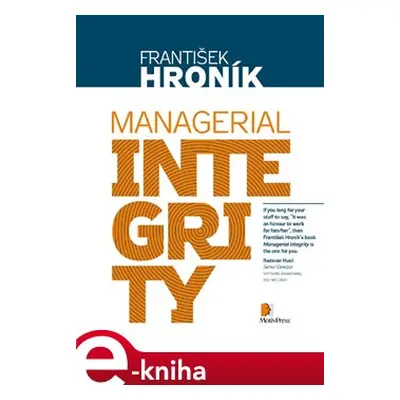 Managerial integrity - František Hroník