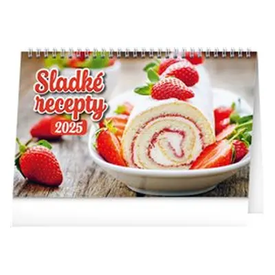 Stolní kalendář Sladké recepty 2025