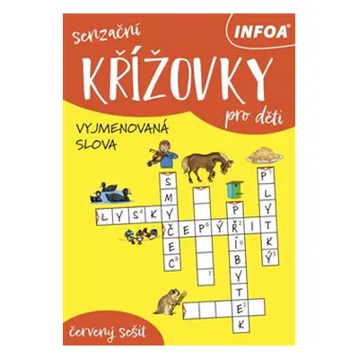 Senzační křížovky pro děti - červený sešit - vyjmenovaná slova