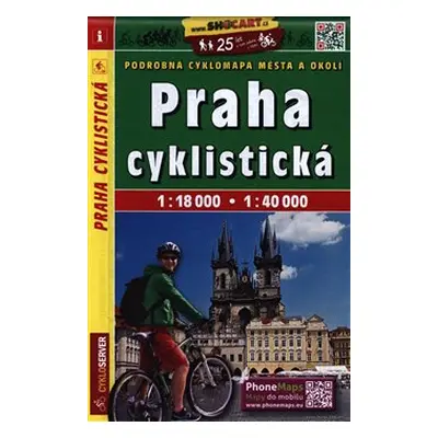 Cykloturistická mapa SHOCart - Praha 1:18 000