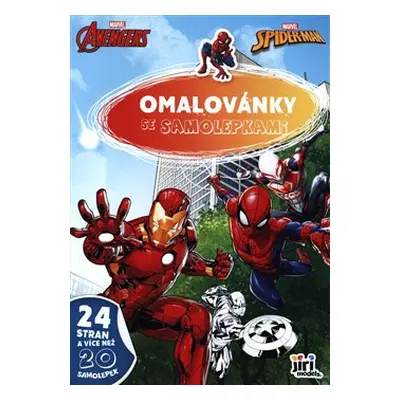 Omalovánky A4 se samolepkami - Marvel