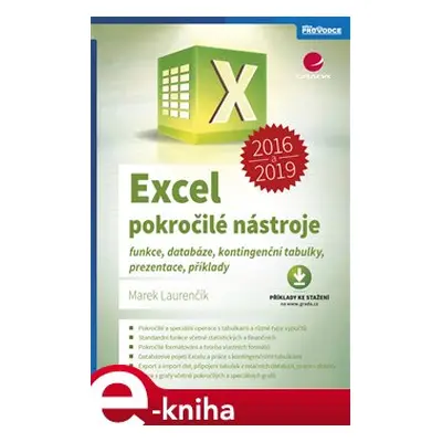 Excel 2016 a 2019 - pokročilé nástroje - Marek Laurenčík