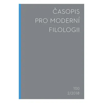 Časopis pro moderní filologii 2018/2