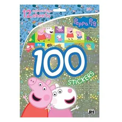 Peppa 100 samolepek s omalovánkovými listy