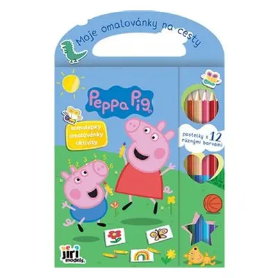 Moje omalovánky na cesty Prasátko Peppa