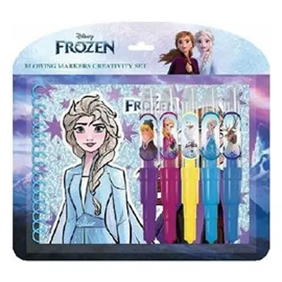 JIRI MODELS Set s foukacími fixy a notesem Frozen (Ledové Království)