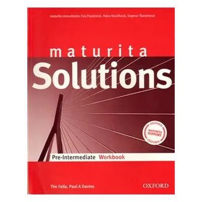 Maturita Solutions Pre-Intermediate Workbook Czech Edition - Paul A Davies, Tim Falla