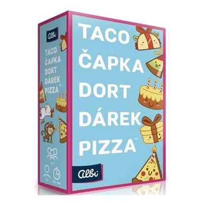 Albi Taco čapka dort dárek pizza