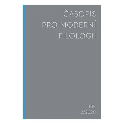 Časopis pro moderní filologii 2020/2