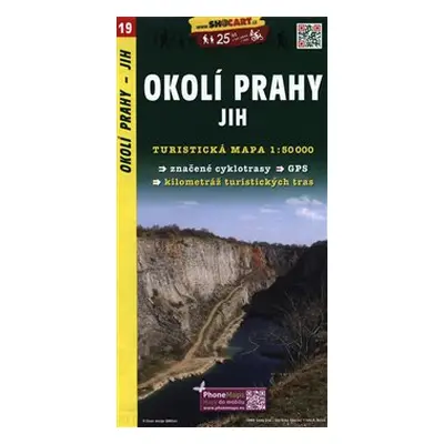 Okolí Prahy - jih / Turistická mapa SHOCart