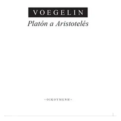 Platón a Aristoteles - Eric Voegelin