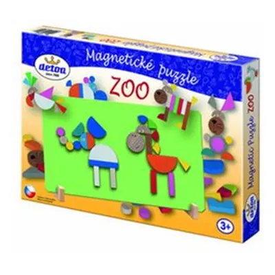 Detoa magnetické puzzle ZOO