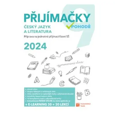 Přijímačky 9 Český jazyk a literatura + E-learning 2024