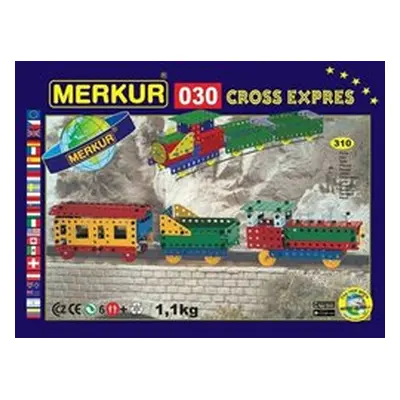 Stavebnice MERKUR 030 Cross expres - 10 modelů, 310ks