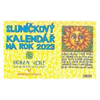 Sluníčkový kalendář 2023 - stolní - Honza Volf