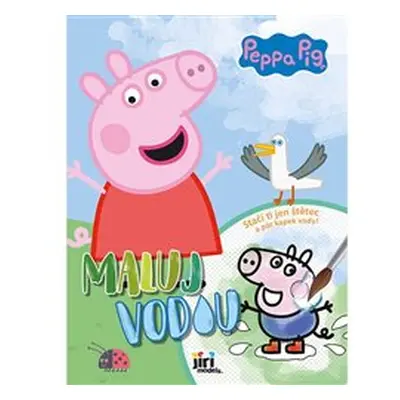 Maluj vodou A4 - Prasátko Peppa