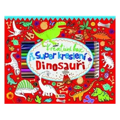 Super kreslení Dinosauři - Kreativní box