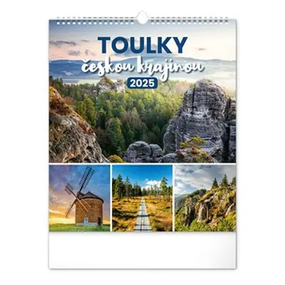 Nástěnný kalendář Toulky českou krajinou 2025