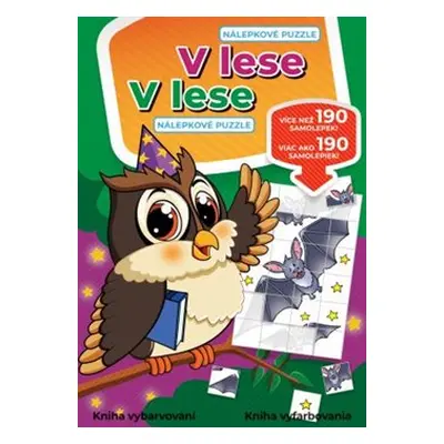 V lese Nálepkové puzzle