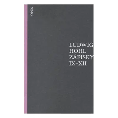 Zápisky IX–XII - Ludwig Hohl