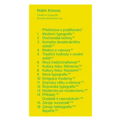 Moderní typografie - Robin Kinross