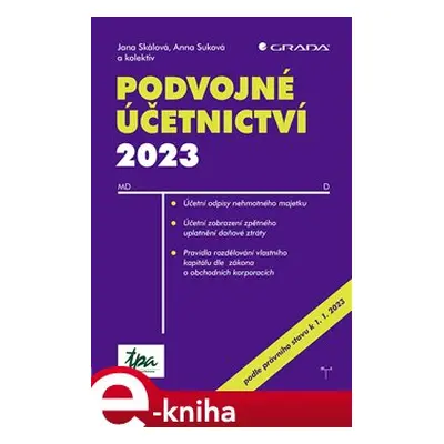 Podvojné účetnictví 2023 - Anna Suková, Jana Skálová