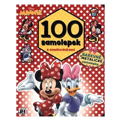 100 samolepek s omalovánkami - Minnie