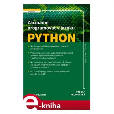 Začínáme programovat v jazyku Python - Rudolf Pecinovský