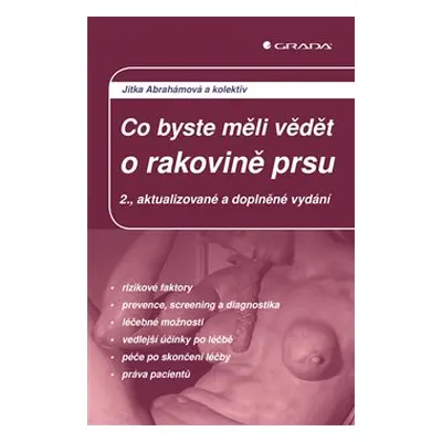 Co byste meli vedět o rakovině prsu - Jitka Abrahámová, kolektiv