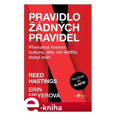 Pravidlo žádných pravidel - Erin Meyer, Reed Hastings