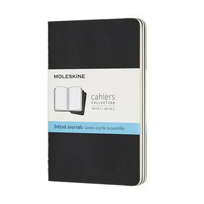 Moleskine sešity 3 ks tečkované - černé S