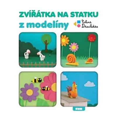 Zvířátka na statku z modelíny - Coline Desclides