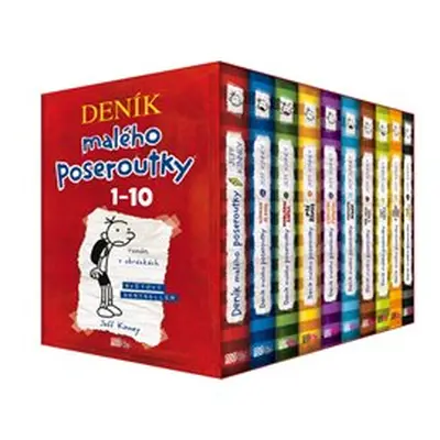 Deník malého poseroutky BOX 1-10 - Jeff Kinney