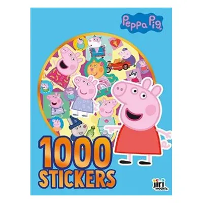 1000 samolepek v sešitu Prasátko Peppa