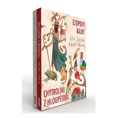 Ezopovy bajky / Chytrolíni z Hloupětína (box) - Jiří Žáček