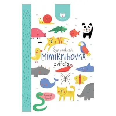 Šest miniknížek - Mimiknihovna zvířata