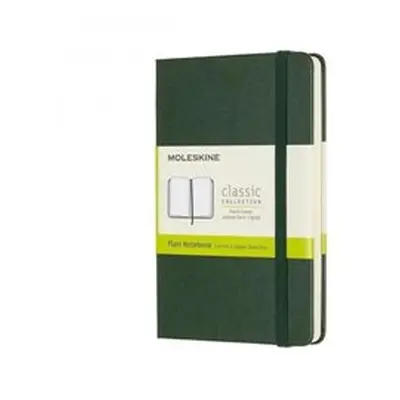 Moleskine Zápisník tvrdé desky tm. zelený A6 čistý, 96 listů