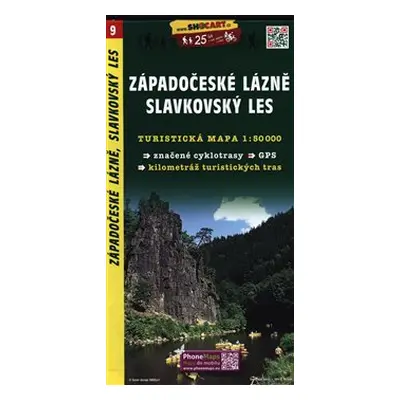 Západočeské lázně / Turistická mapa SHOCart